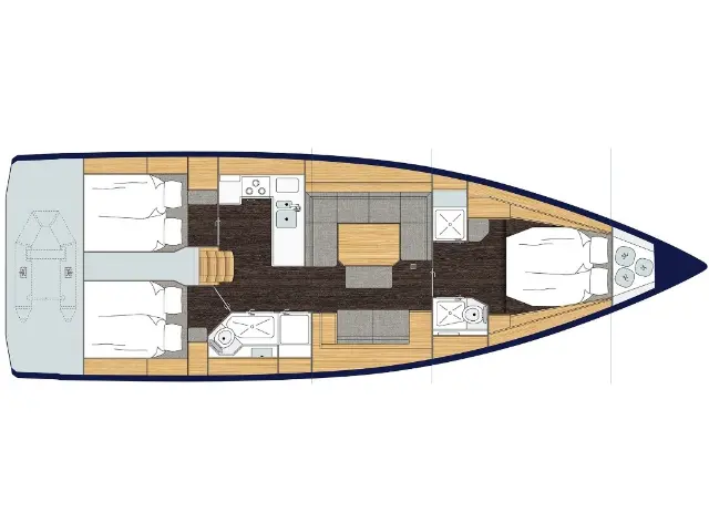 Bavaria C45 Style - Layout